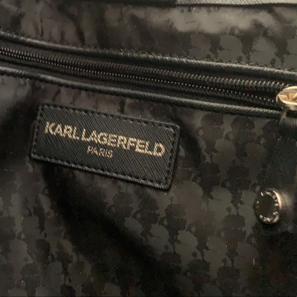 NWT Karl Lagerfeld Paris Dore Black handbag - Picture 6 of 12